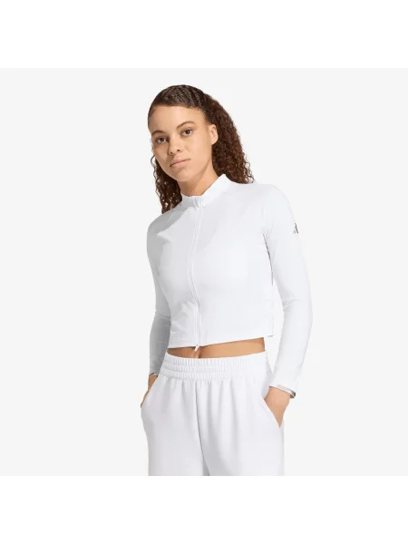 Tricou adidas Ls Pro White S alb
