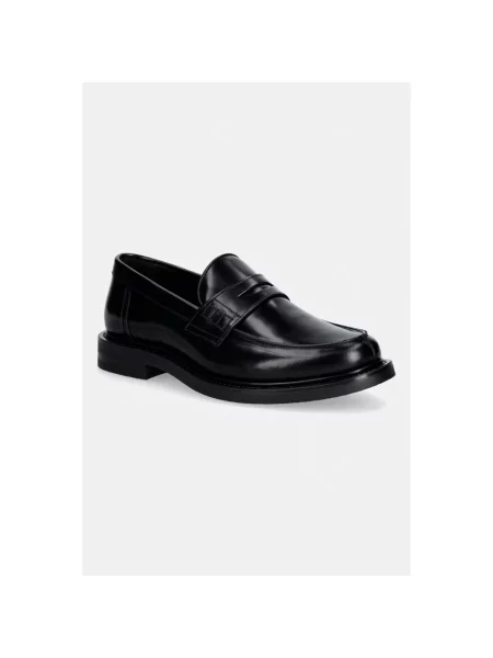 Filling Pieces mokasyny skórzane Loafer Polido Minimum czarne