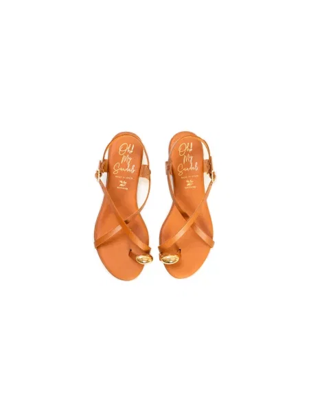 Pantofi Oh My Sandals maro