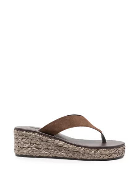 Sandale Ancient Greek Sandals cu pană maro