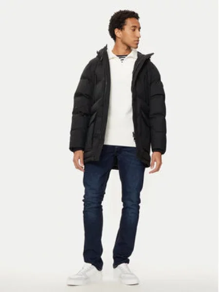 Tommy Hilfiger Vatovaná bunda Essential černá