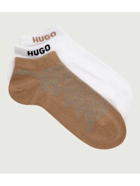 Hugo Bodywear Șosete/tălpici 3 pack AS LOGO AOP CC bej