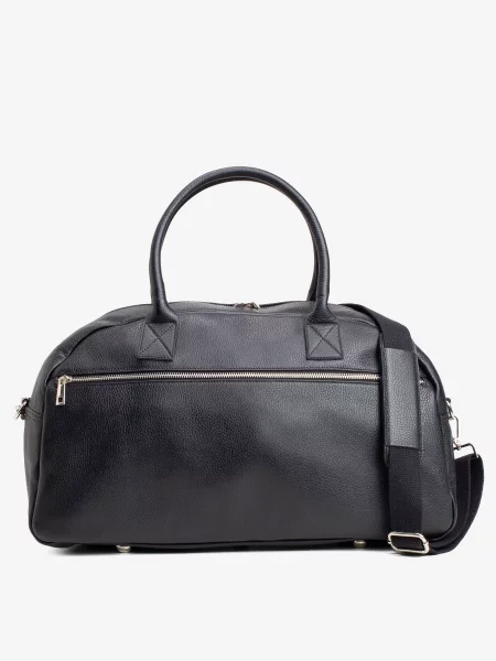 Кожаная дорожная сумка Inbag черная