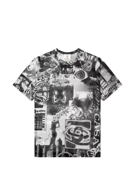 Tricou Casablanca cu imagine gri