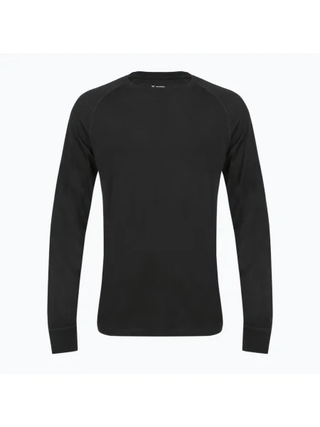 Férfi WOOLCANO MERINO termikus pulóver fekete. Méret: XL fekete