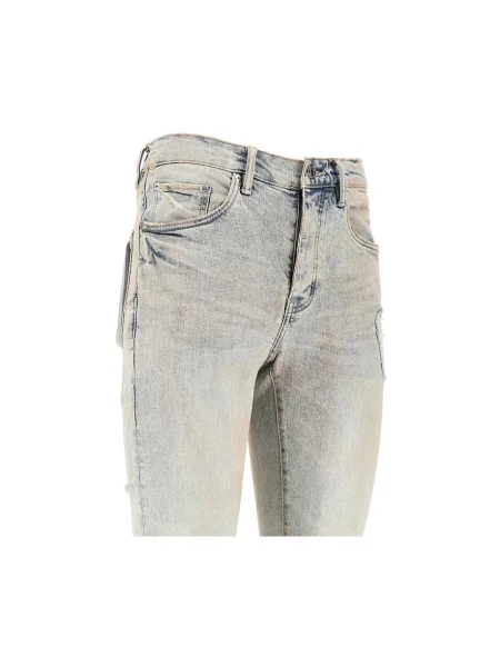 Skinny jeansy skinny Purple Brand niebieskie