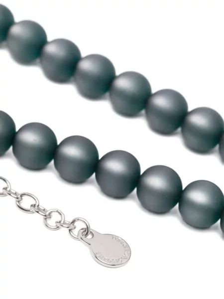 Colier Emporio Armani cu mărgele albastru
