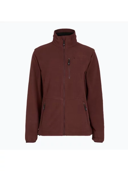 Női trekking pulóver Pinewood Finnveden Fleece earth plum Finnveden Fleece