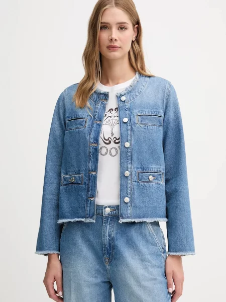 JOOP! kurtka dżinsowa Kobiety jednolity 36 niebieski