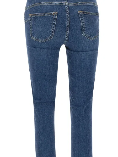 Pantaloni Liu Jo cu 5 buzunare albastru