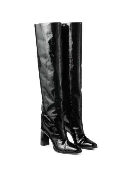 Cizme peste genunchi Jimmy Choo negru