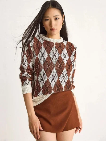 Bianco Lucci Pulover Pullover slonovina