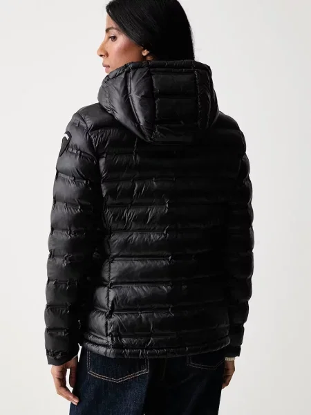 Blauer стьобана куртка