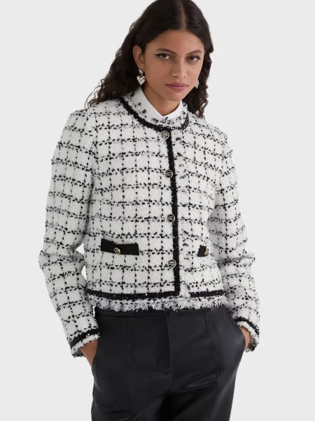 Картатий піджак Karl Lagerfeld білий