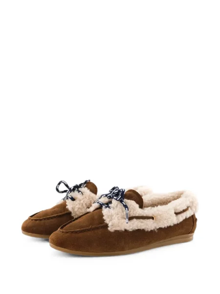 Loafers Toral Shoes από δέρμα προβάτου καφέ