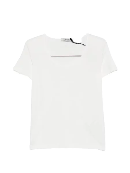 Krótka koszulka S Max Mara biała