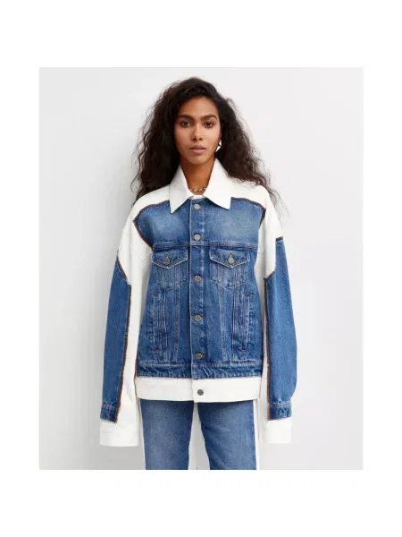 Kurtka jeansowa Jean Paul Gaultier niebieska