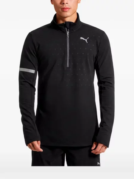 Hanorac cu fermoar Puma negru