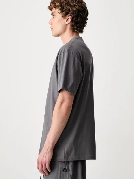 LOGO LS TEE tricou din pentru bărbați gri