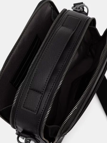 Műbőr táska Calvin Klein fekete