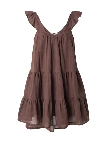 ONLY Poletna obleka ONLNabila čokolada