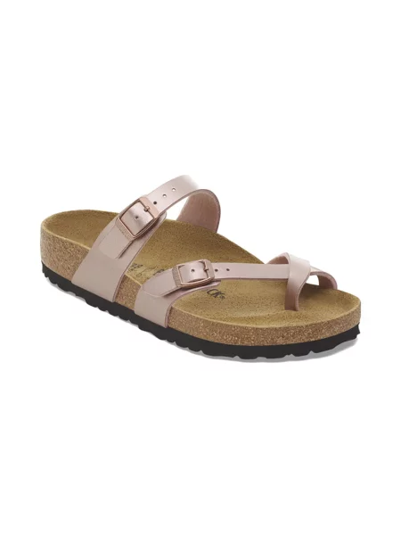 Sandały Birkenstock Mayari Birko-Flor szerokość wąska różowo brązowe 36 różowe