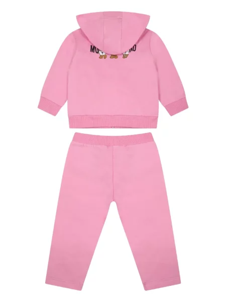 Komplet dresowy dziecięcy Moschino różowy