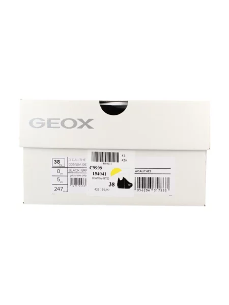 Sneakersy Geox czarne