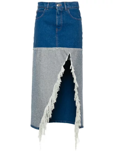 Fustă din denim Marni albastru