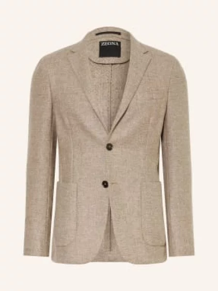 Zegna Sako Slim Fit černošedá