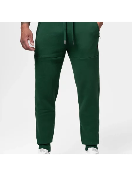 Pantaloni pentru bărbați Pitbull Small Logo HD Track hunter green verde