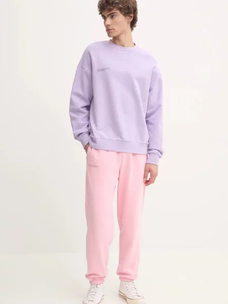 Свитер Pangaia с принтом фиолетовый