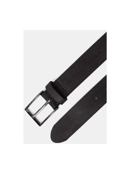Pasek Karl Lagerfeld z logo czarny