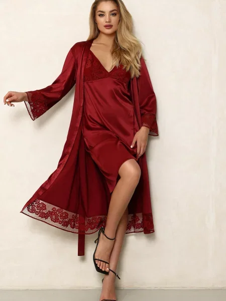 Ночная рубашка Obrana красная