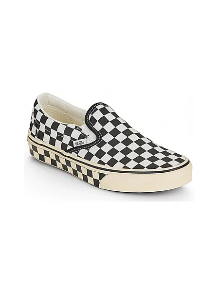 Slip on klasične hlačke slip Vans črna