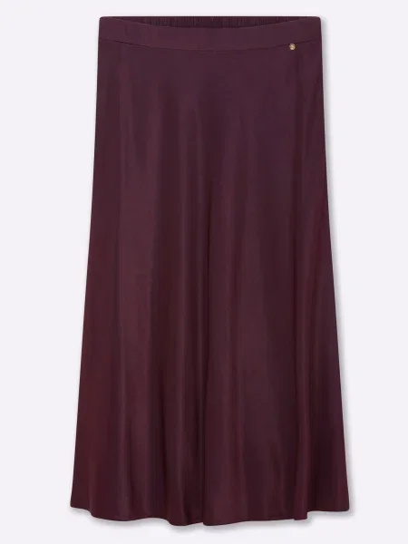 SHEEGO Fustă vin roșu