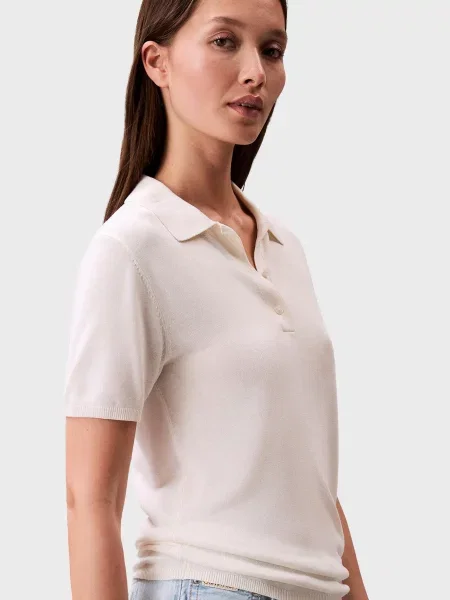 Поло Calvin Klein белое