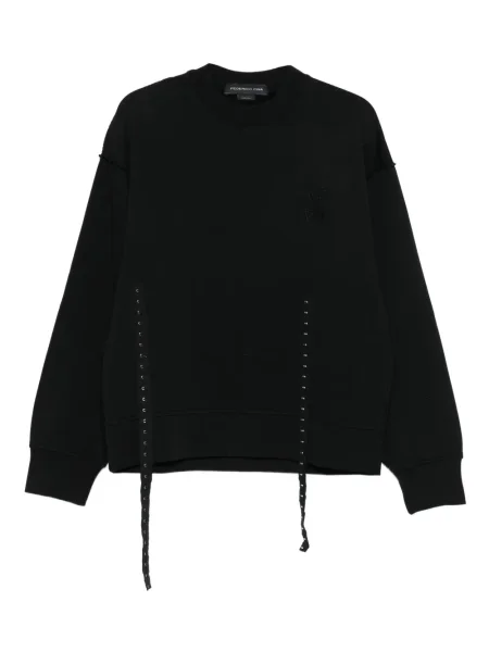 Hanorac crewneck Federico Cina negru