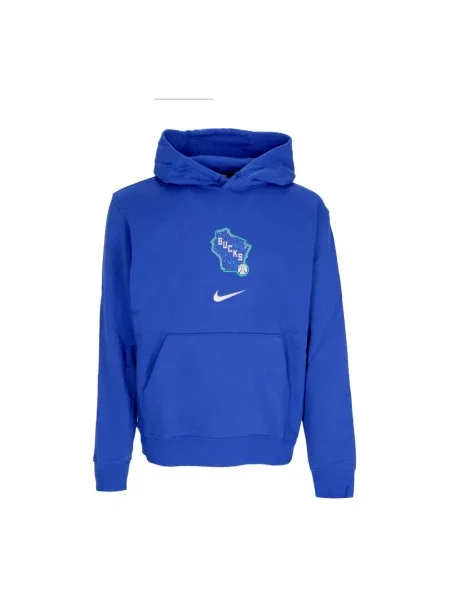 Bluza z kapturem Nike niebieska