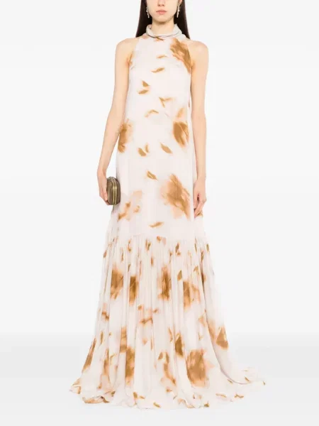 Rochie Amsale cu model floral cu imagine