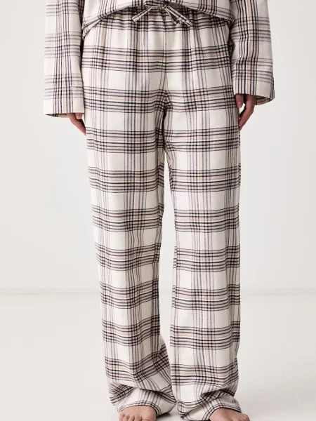 BOSS pyžamové nohavice dámske s bavlnou Holiday_Pants CW béžová