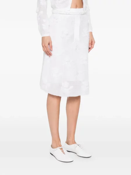 Megztas sijonas Shushu/tong balta