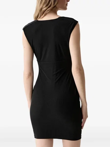 Rochie mini Guess drapată negru