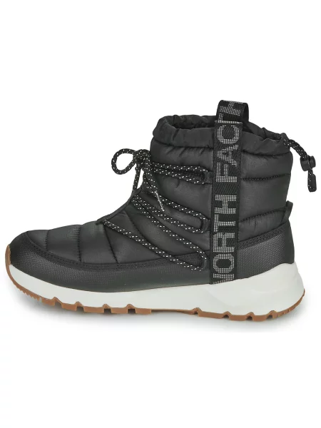 Trekové boty The North Face Thermoball Lace Up black/gardenia white černé