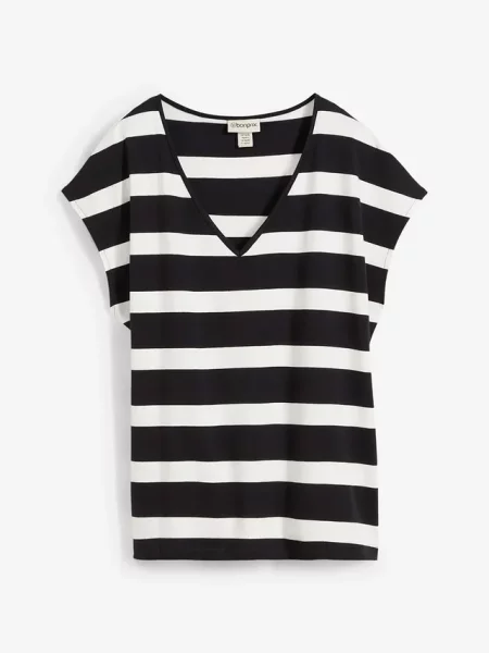 T-shirt oversize z czystej bawełny organicznej czarna