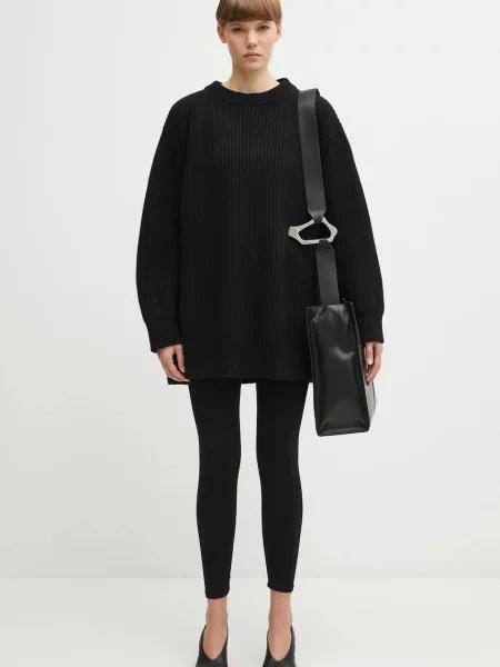 Шерстяной свитер Mm6 Maison Margiela черный