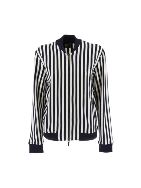 Marynarka Armani Exchange w paski niebieska