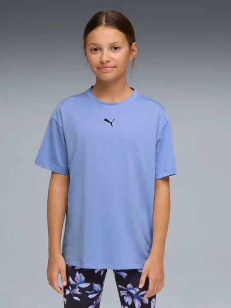 Дитяча Футболка PUMA Ess Training Tee комбінований верх фіолетовий