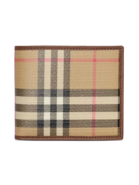 Portfel Burberry płócienny beżowy