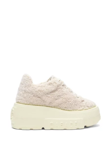 Sneakerși Casadei cu blană